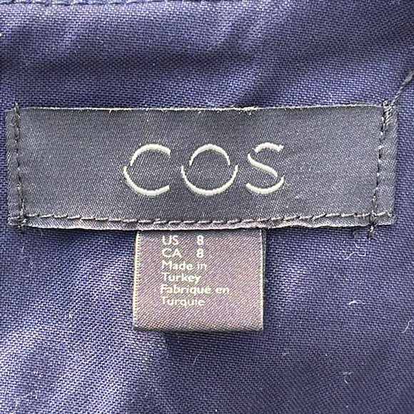 COS Cotton Wide Leg Cropped Trousers - Picture 13 of 16